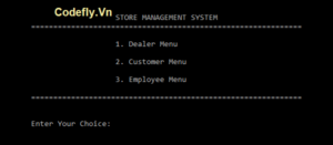 Hệ thống quản lý cửa hàng trong C++ với mã nguồn