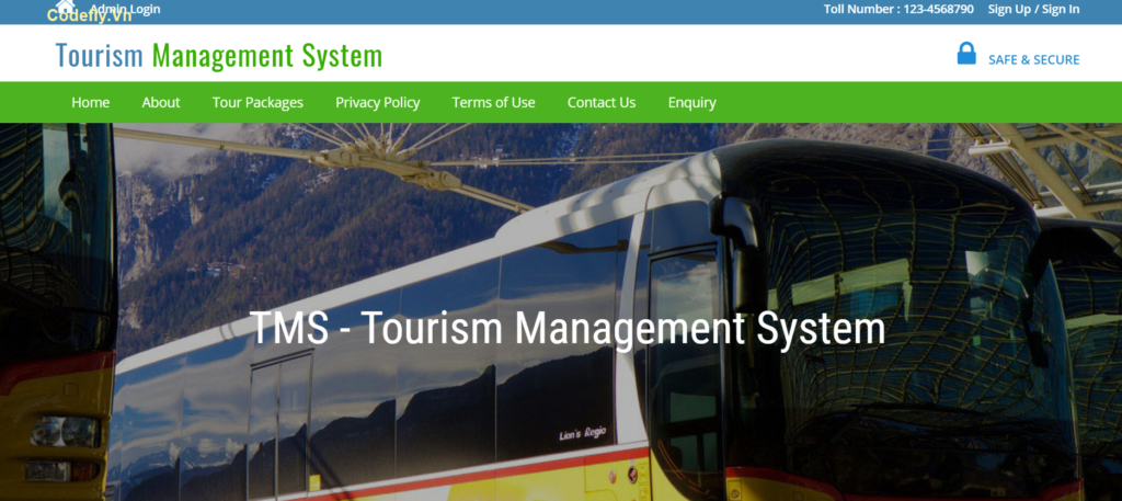 Hệ thống quản lý du lịch bằng PHP
